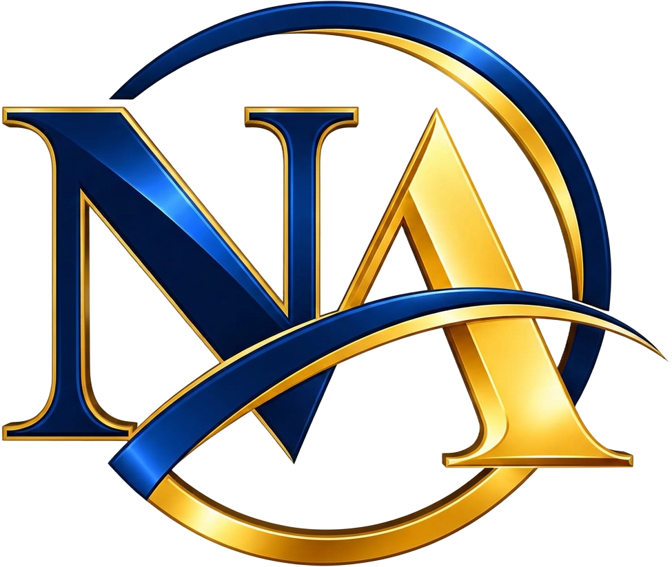 Nimish Aggarwal monogram logo